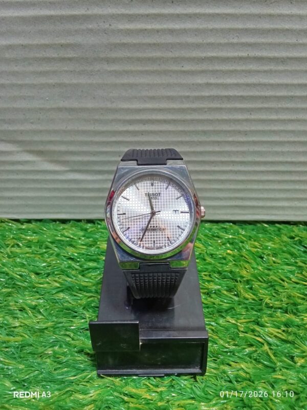 Tissot PRX Inspired Edition – Elegant White Waffle Dial & Stealth Black Sport